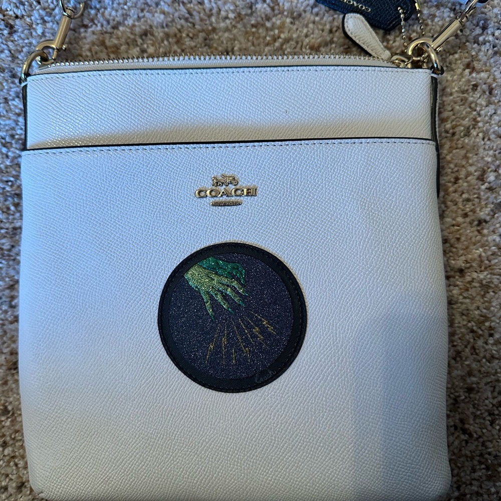 Coach Wizard of Oz/ Wicked Cream Crossbody Bag
